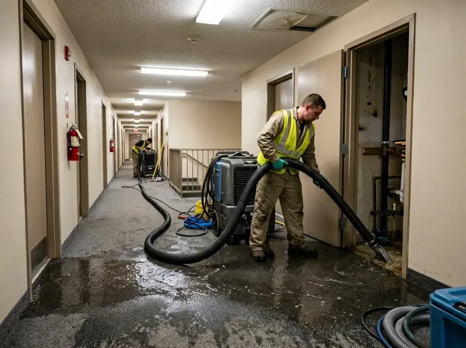 multi-unit-apartment-hallway-f-005 — frequently asked questions, Emergency Burst Pipe Water Extraction & Removal in Midway N…